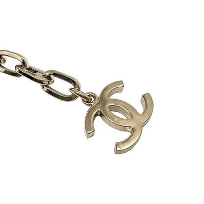 Chanel Coco Mark Choker Necklace B22K Gold Women's
