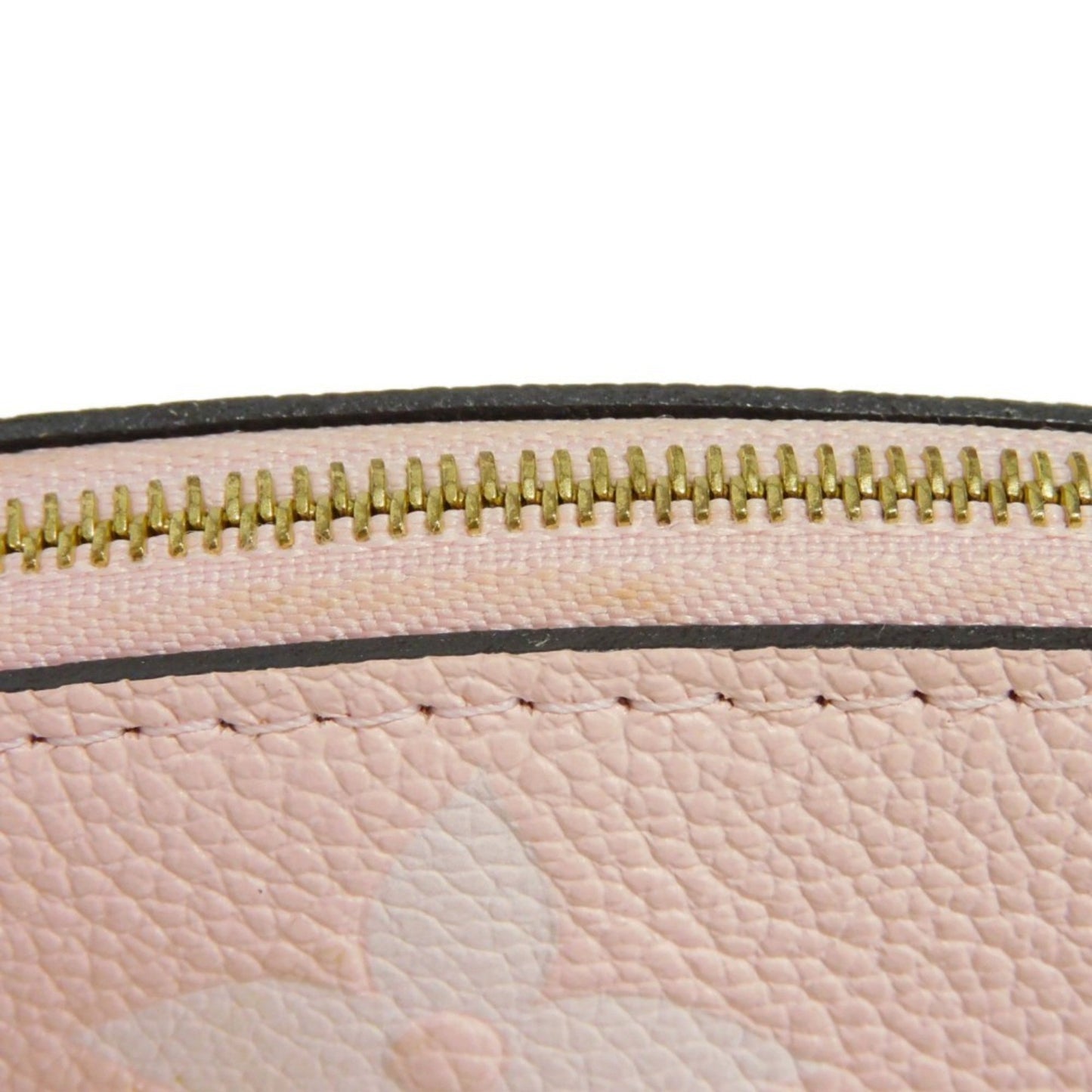 LOUIS VUITTON Pouch Pochette Cosmetic LV Logo Pink Monogram Empreinte by the Pool Boutonde Rose M80502 Women's