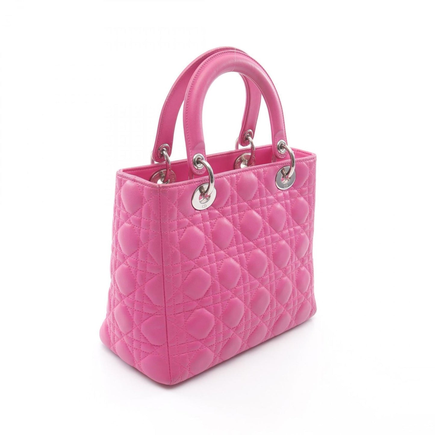 Christian Dior Pink Leather Handbag ()