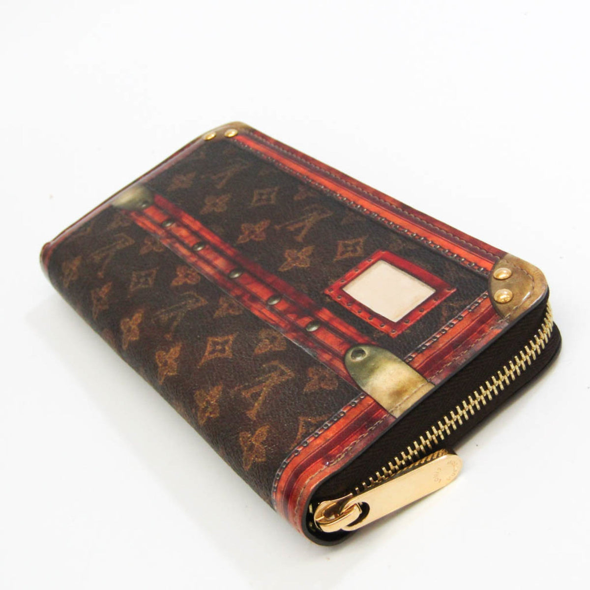 LOUIS VUITTON Monogram Zippy Wallet Trunk Time M52746 Women,Men Monogram Long Wallet [bi-fold] Brown