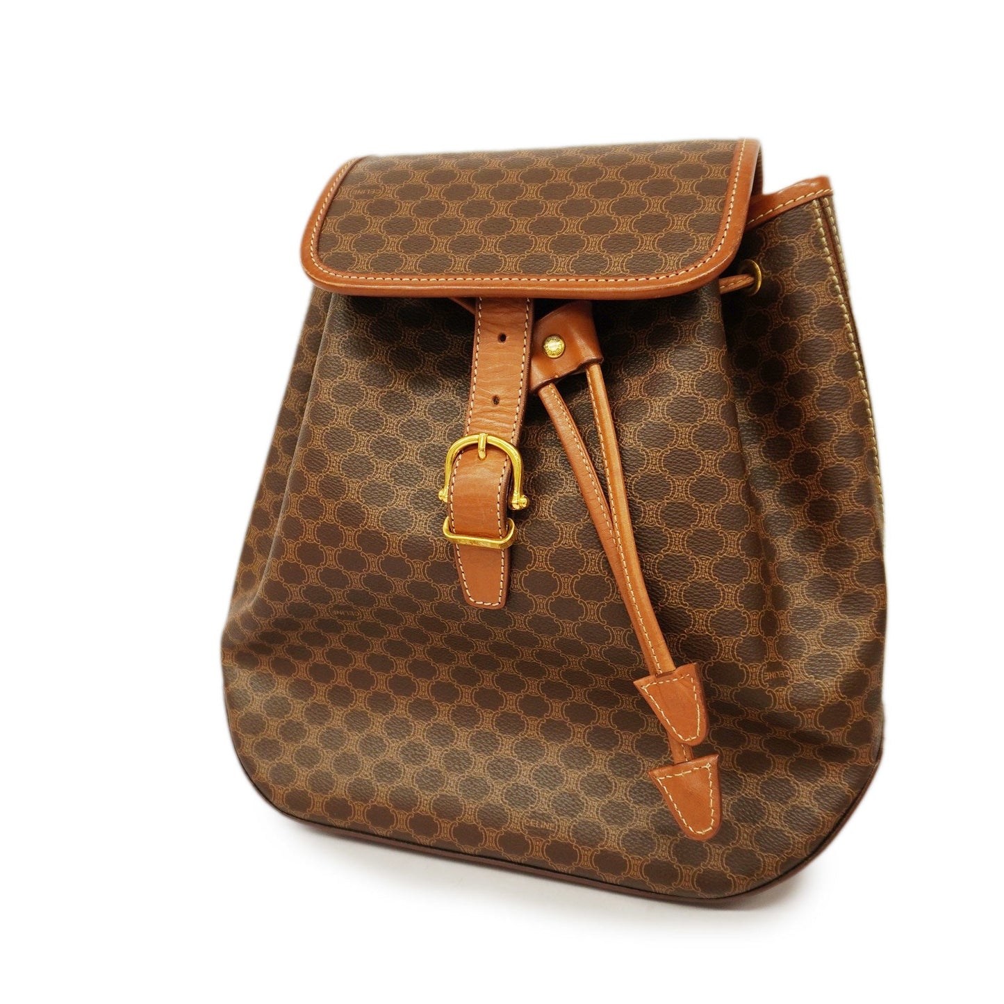 Celine  Macadam Rucksack Women's PVC Backpack Brown