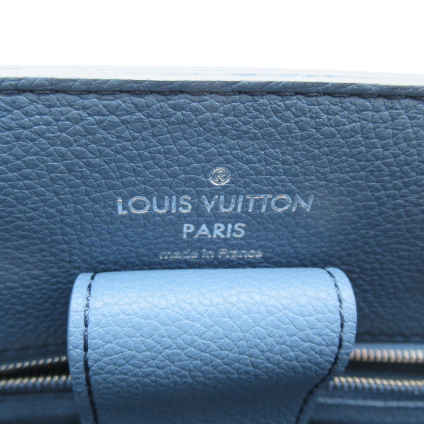 LOUIS VUITTON Rock Me Bucket Blue Blue gene Taurillon Clemence Leather leather M51413