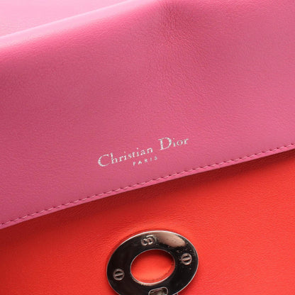 Christian Dior Red Color Leather Handbag ()