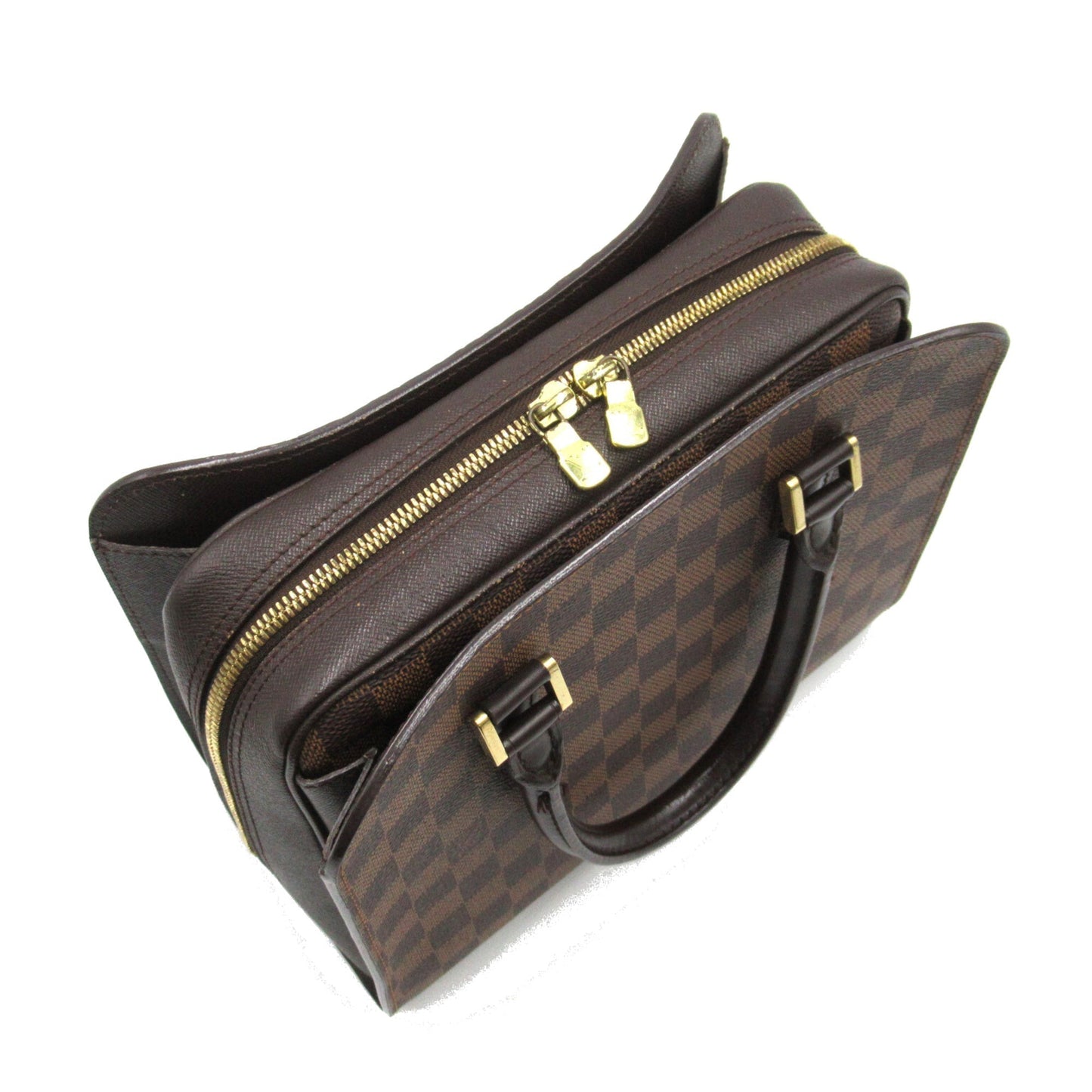 Louis Vuitton Triana Brown Ebene Damier PVC coated canvas N51155