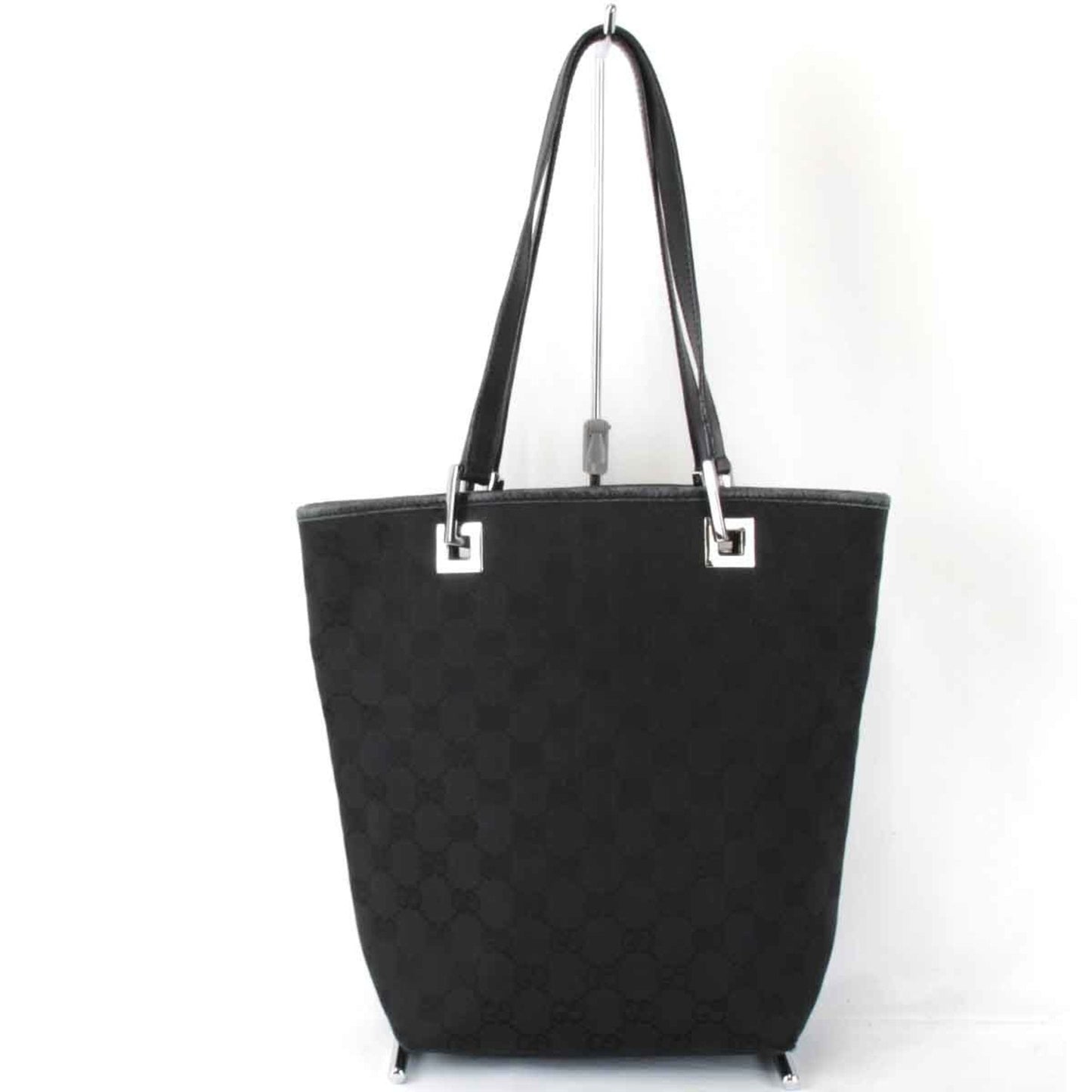 Gucci Gg Canvas Black Gg Canvas Tote Bag