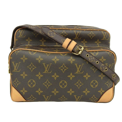 Louis Vuitton Bag Monogram Women's Men's Shoulder Brown Nile