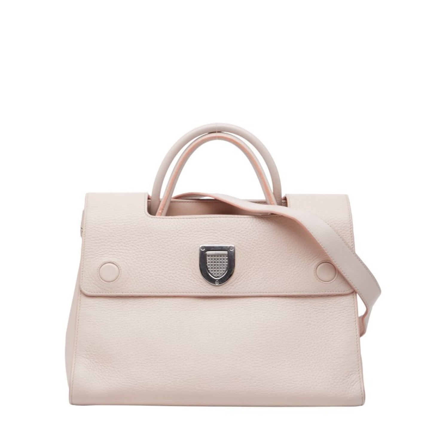 Christian Dior Pink Leather Handbag Shoulder Bag ()
