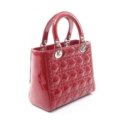 Christian Dior Red Color Patent Leather Handbag ()