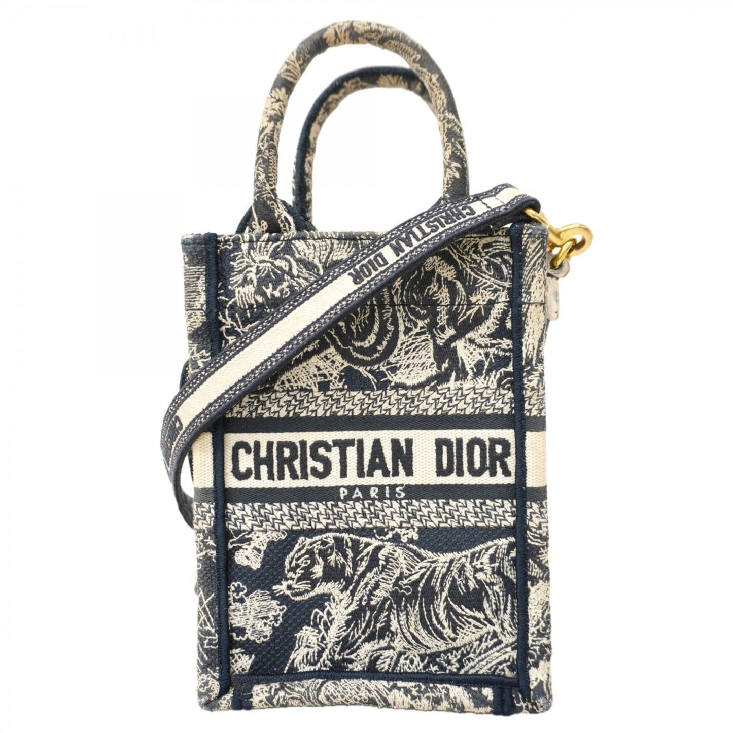 Christian Dior Navy Canvas Handbag ()