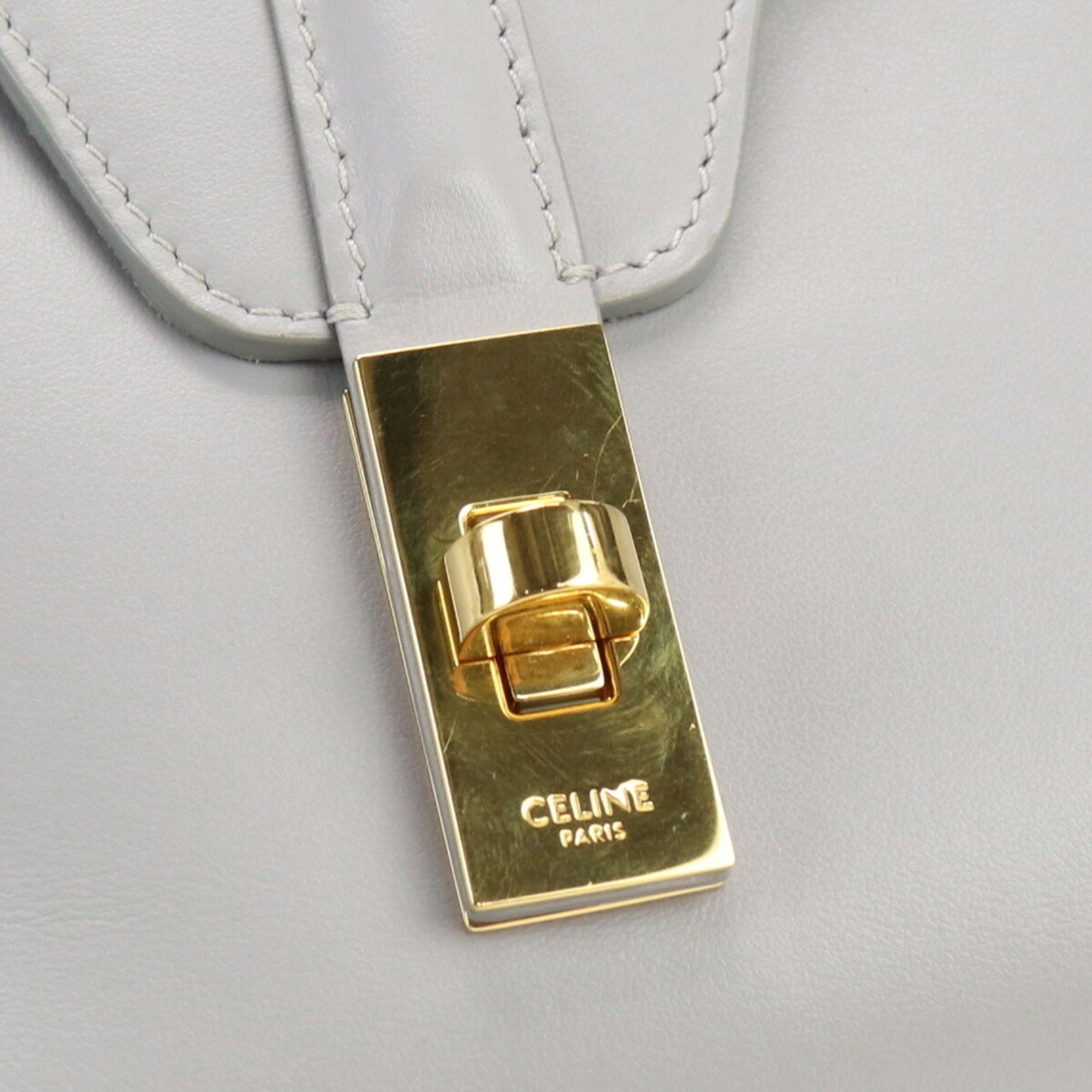 Celine Teen Soft 16 196853CR4.08GC Shoulder Bag Leather Ladies