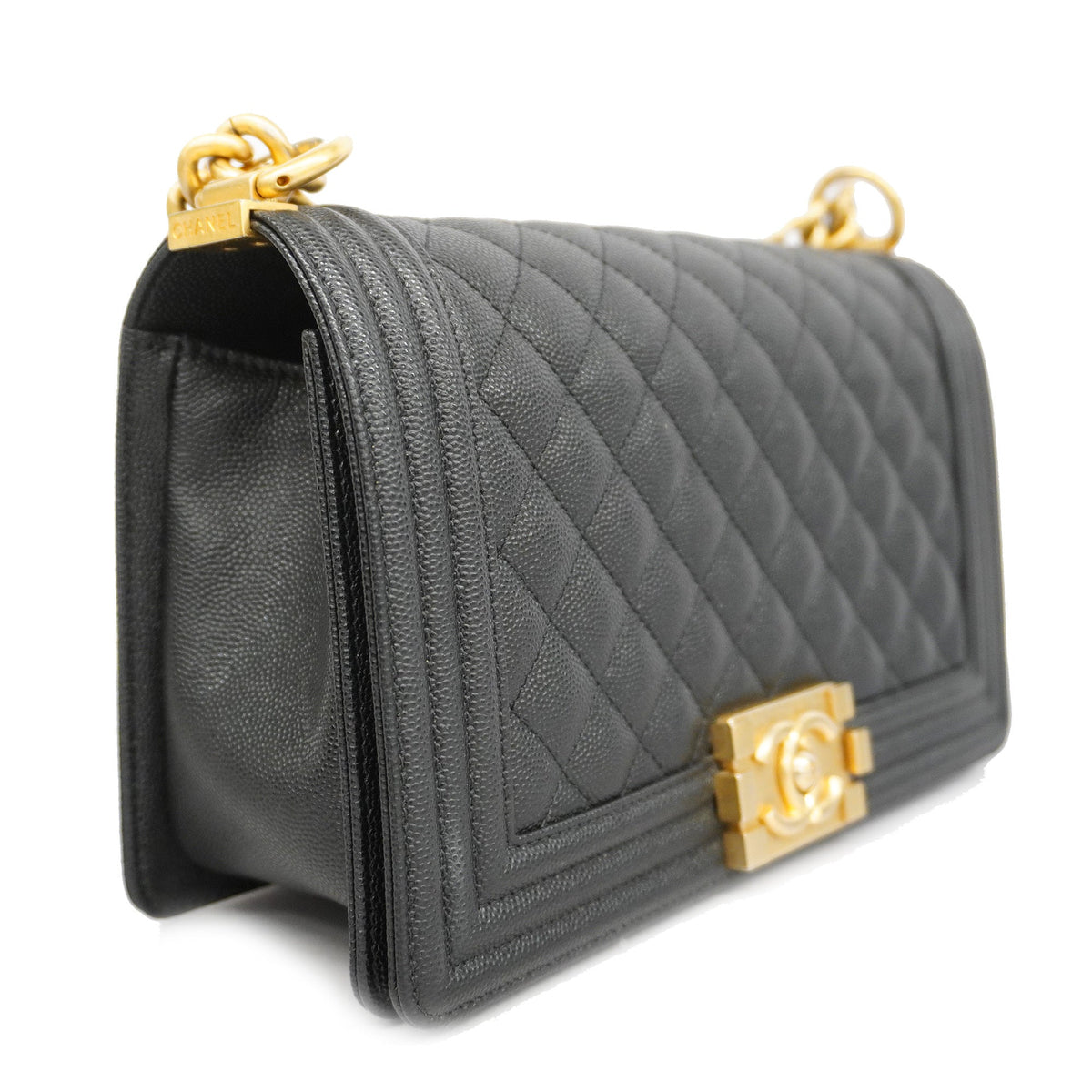 ChanelAuth  Boy  Chain Shoulder Women's