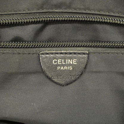 Celine[3cc2466]   handbag nylon/leather black gold metal