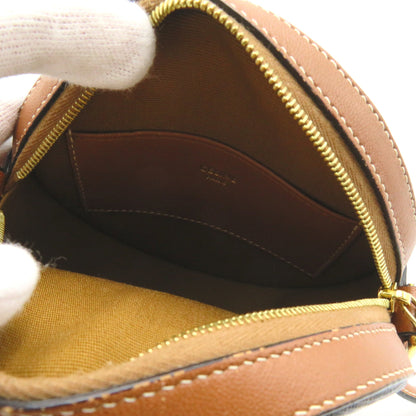 Celine Shoulder pouch Brown Dark brown PVC coated canvas leather Triomphe