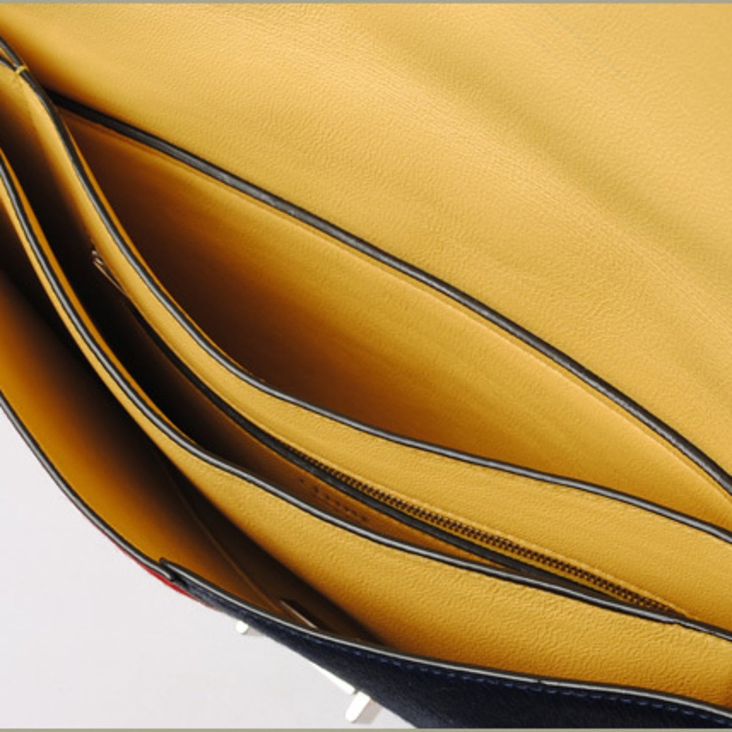 Celine shoulder bag clutch 2way Celine 171953 Yellow with yellow strap