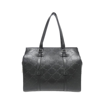 Gucci Black Leather Tote Bag ()