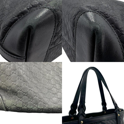 Gucci Black Leather Handbag Pouch