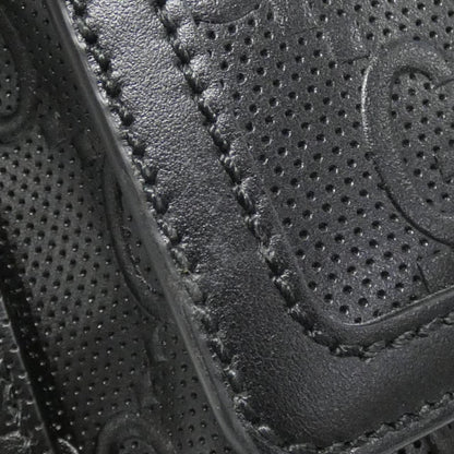 Gucci Black Embossed Backpack