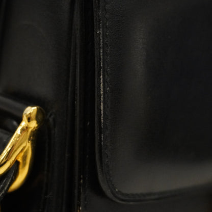 Celine  Shoulder Bag Carriage Metal Fittings Women's Leather Shoulder Bag