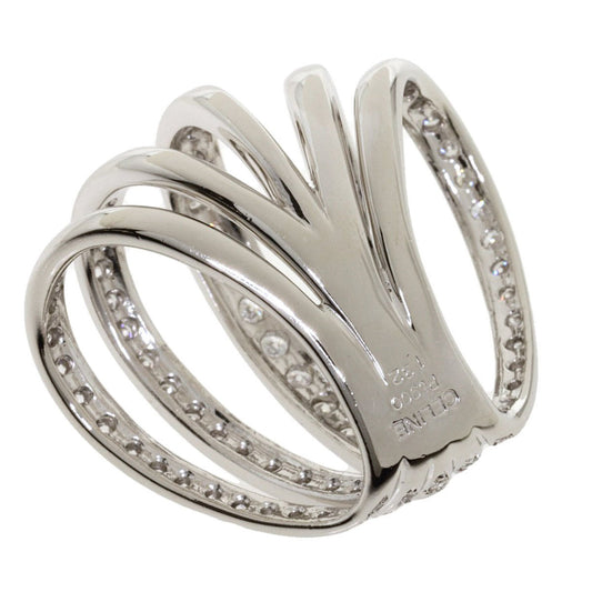 Celine Diamond Pendant Top K18 White Gold Ladies Celine