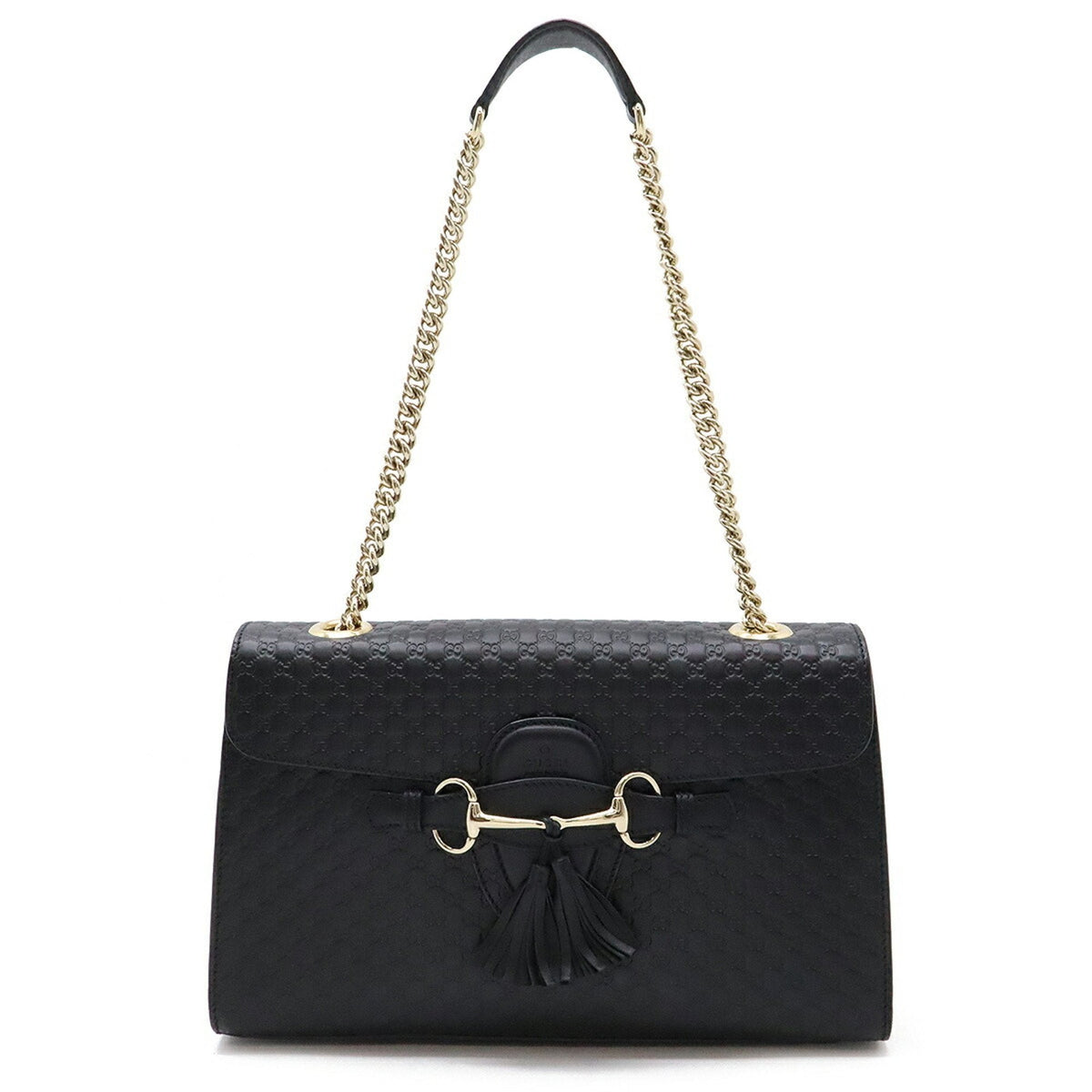 Gucci Black Leather Shoulder Bag