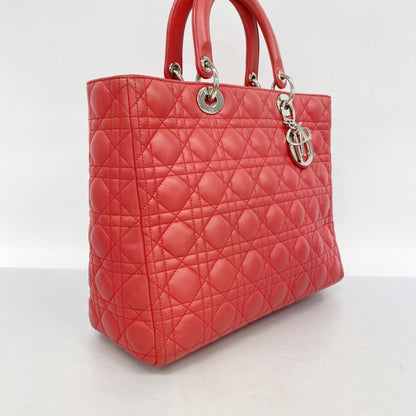 Christian Dior Red Color Leather Handbag ()