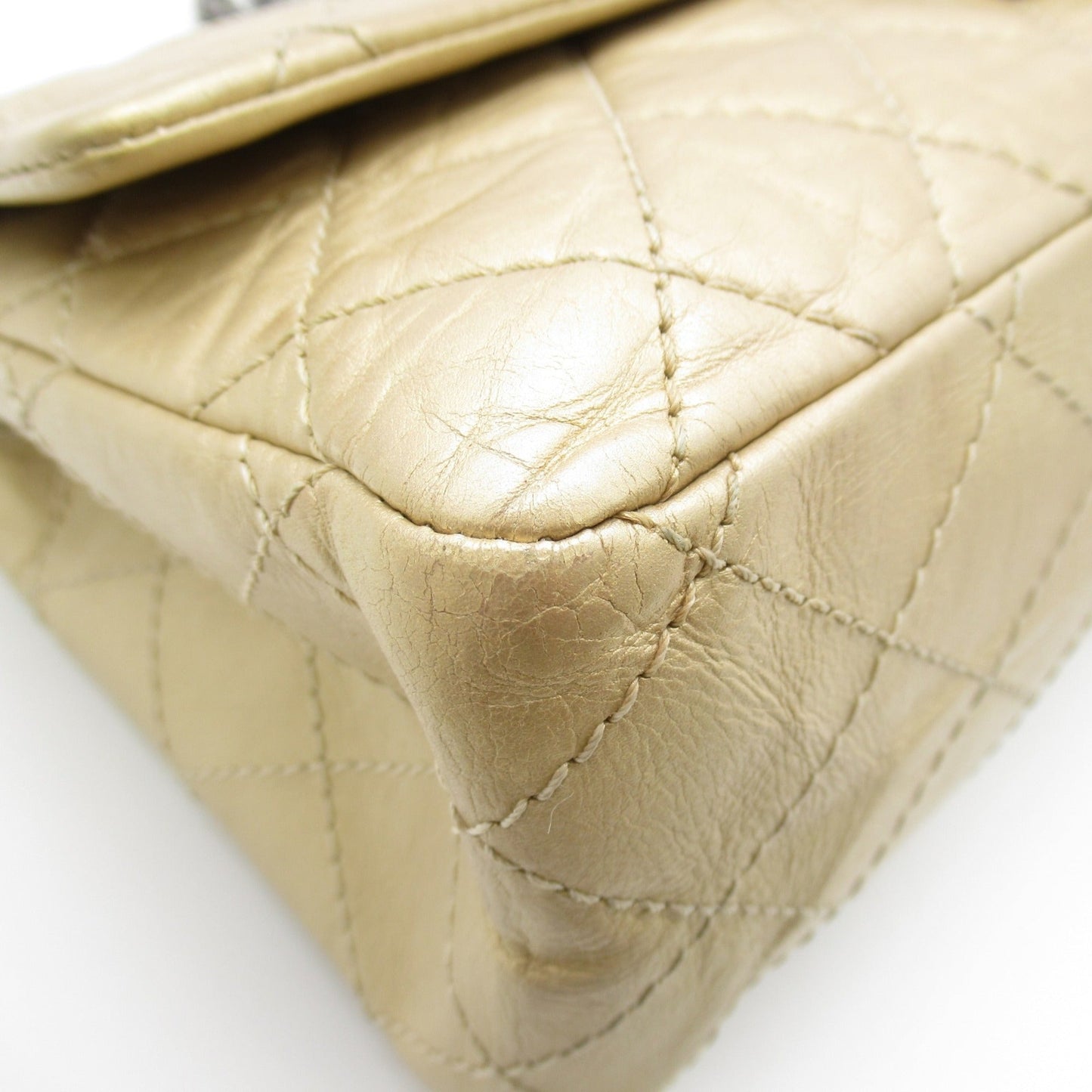 CHANEL 2.55ChainShoulder Bag Gold Calfskin [cowhide]