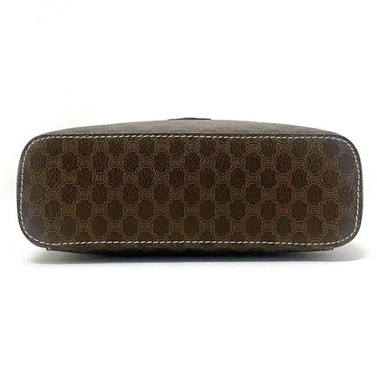 Celine Vanity Bag Brown Macadam M95 PVC Leather Celine Handbag