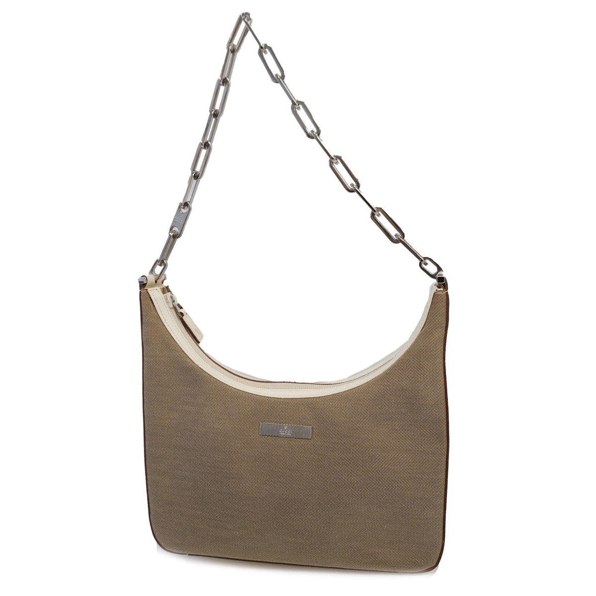 GUCCIAuth  Shoulder Bag 001 3873 Women's Canvas,Leather Shoulder Bag Beige,Ivory