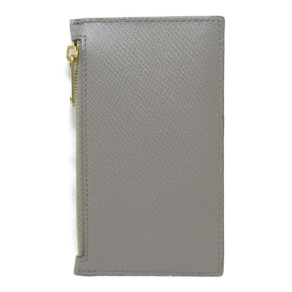 Celine Card Case Gray Gurege leather