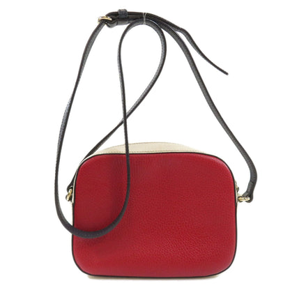 Gucci 431567 Soho Interlocking G Shoulder Bag Leather Ladies