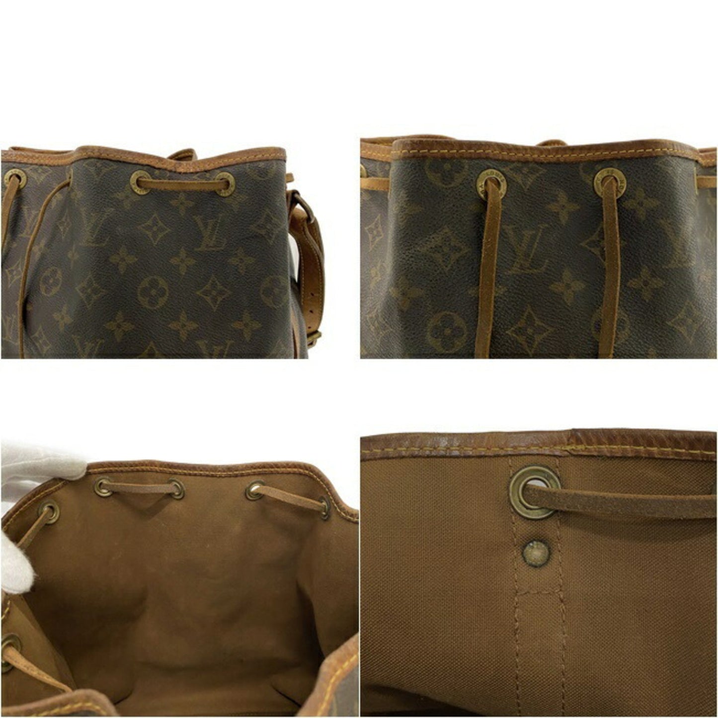 Louis Vuitton Bag Noe Brown Monogram M42224 Shoulder LOUIS VUITTON Ladies Louis Vuitton Nume Leather