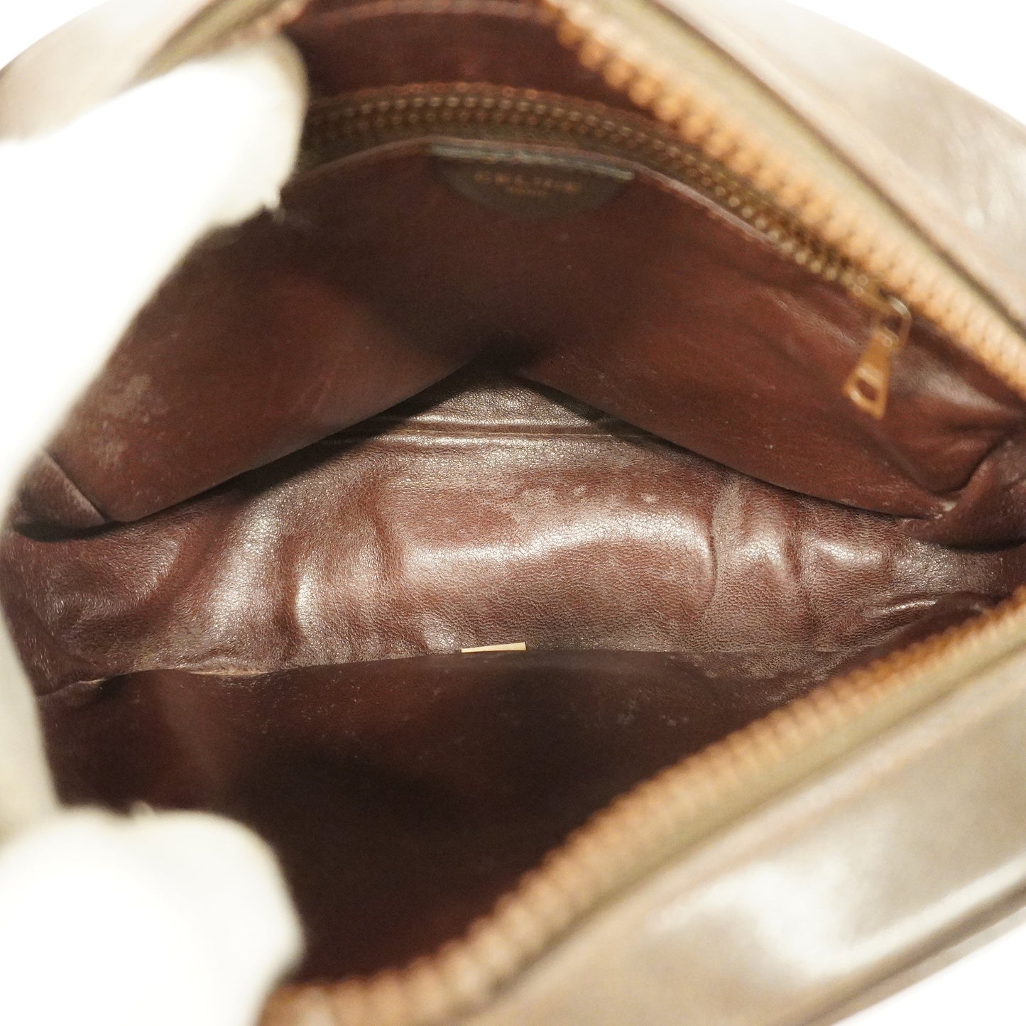 Celine  Shoulder Bag Women's Leather Shoulder Bag Brown