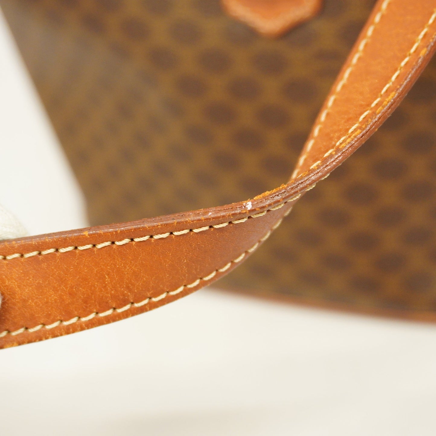 Celine  Macadam Handbag Women's PVC,Leather Handbag Brown