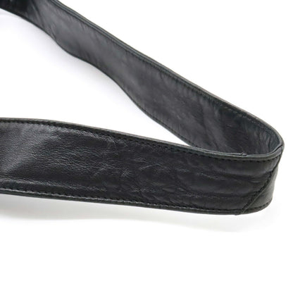 Chanel Cocomark Shoulder Bag Tassel Leather Black