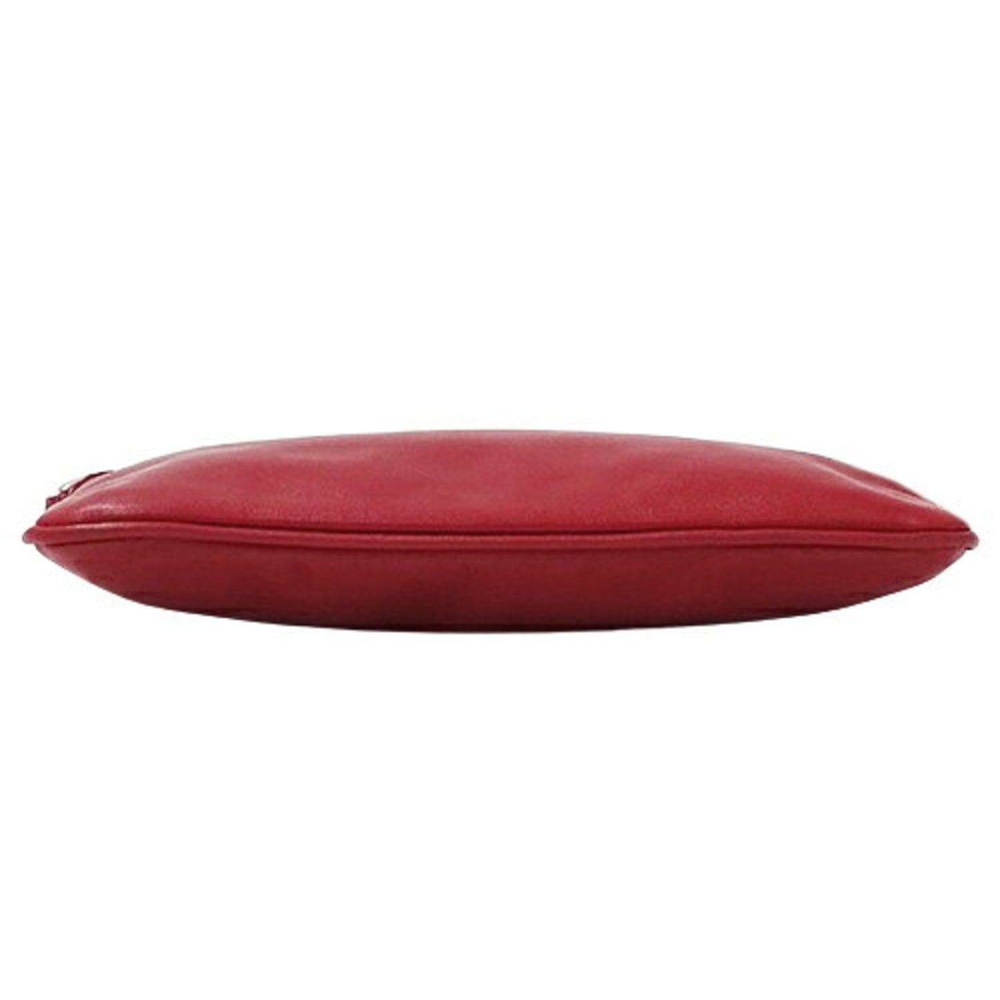 Celine bag ladies handbag hand pouch leather red micro