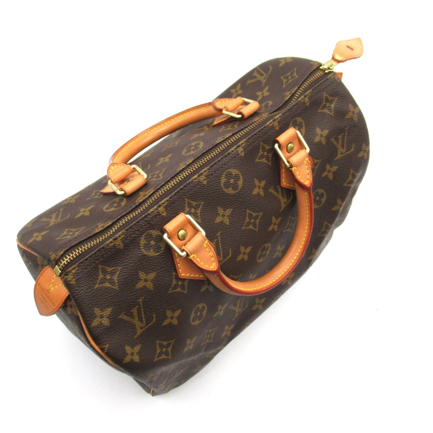 LOUIS VUITTON Speedy 30 Brown Monogram PVC coated canvas M41526