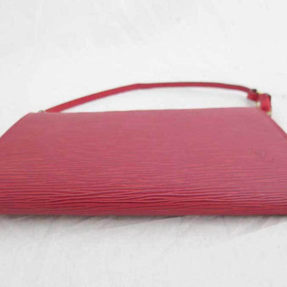 Louis Vuitton Bag Epi Pochette Accessoir Red Leather Shoulder Pouch Ladies M52947