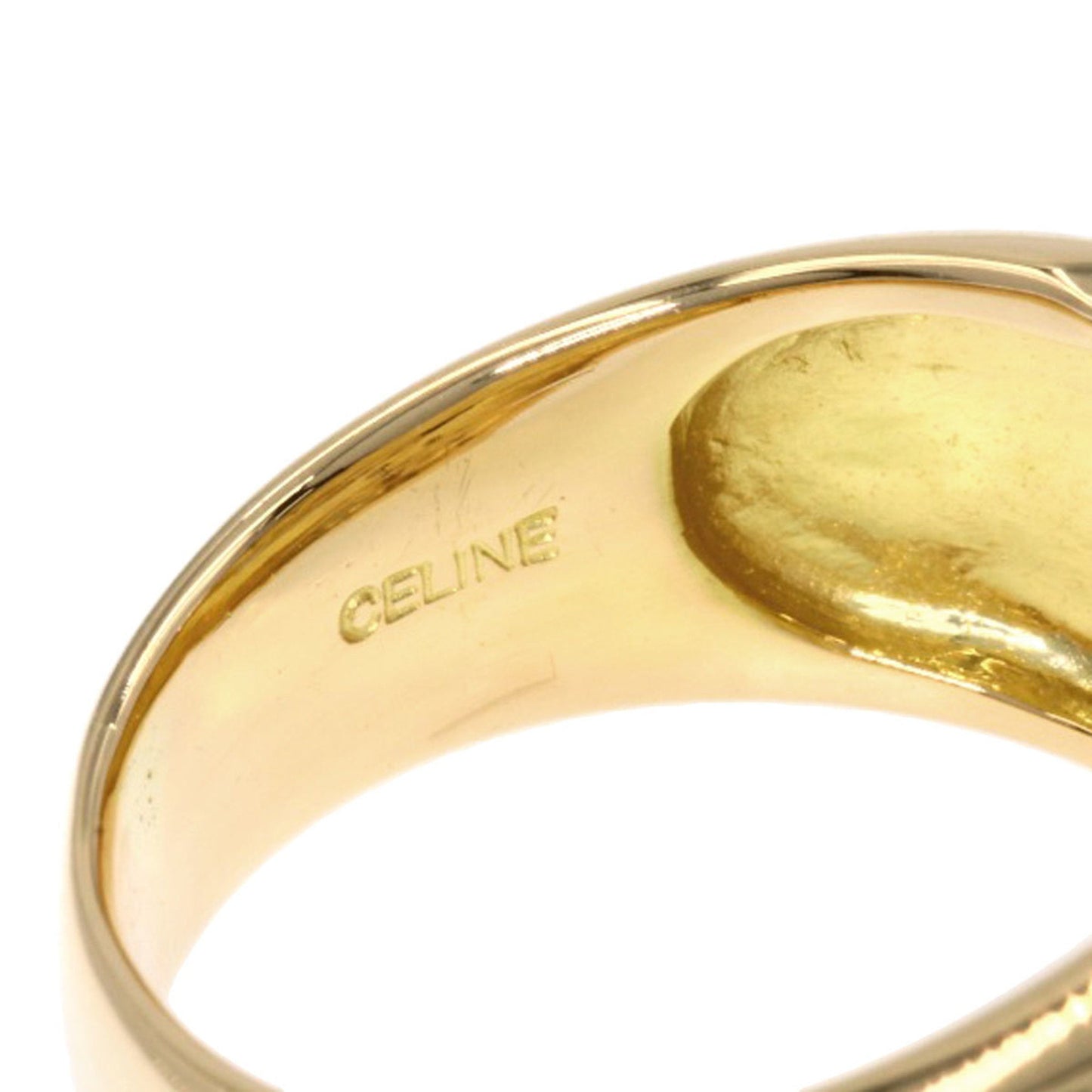 Celine diamond ring K18 yellow gold Ladies