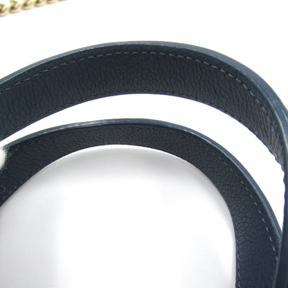 CHANEL 2wayShoulder Bag Blue Calfskin [cowhide] A93731