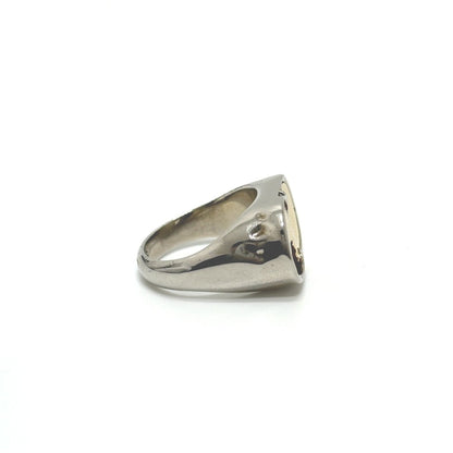 Christian Dior Silver Metal Band Ring ()