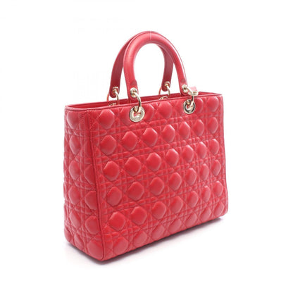 Christian Dior Red Color Leather Handbag ()
