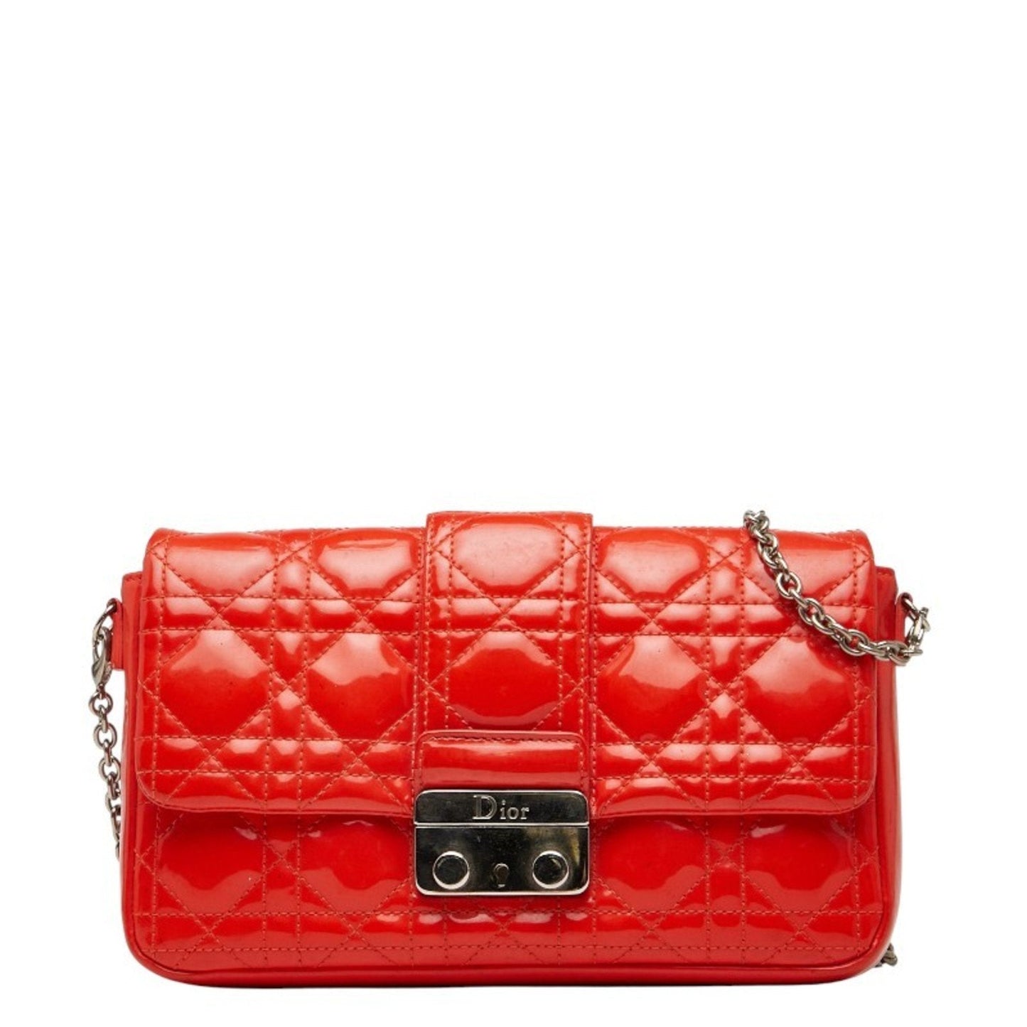 Christian Dior Orange Leather Shoulder Bag ()
