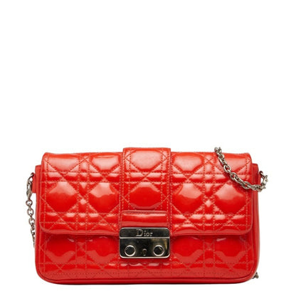 Christian Dior Orange Leather Shoulder Bag ()
