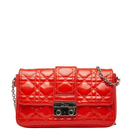 Christian Dior Orange Leather Shoulder Bag ()