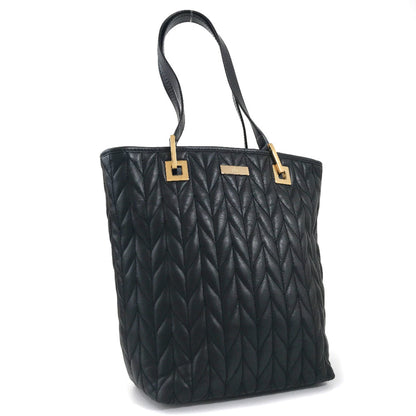 Gucci Tote Bag Quilted 002/1099 Leather Black Ladies Gucci