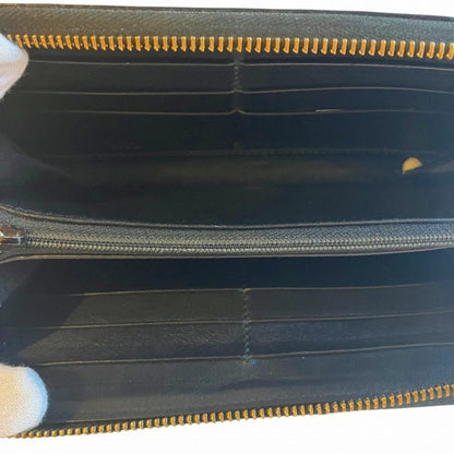 Gucci Black Leather Long Wallet (Bi-Fold)
