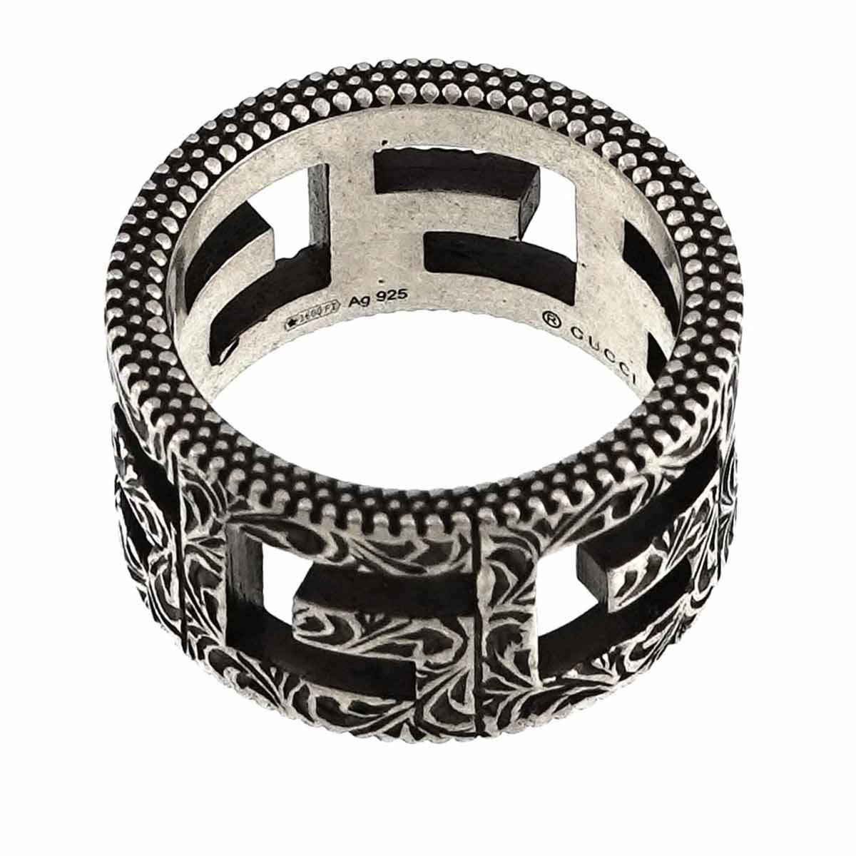 Gucci Silver Silver 925 Band Ring