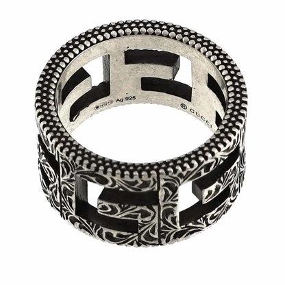 Gucci Silver Silver 925 Band Ring