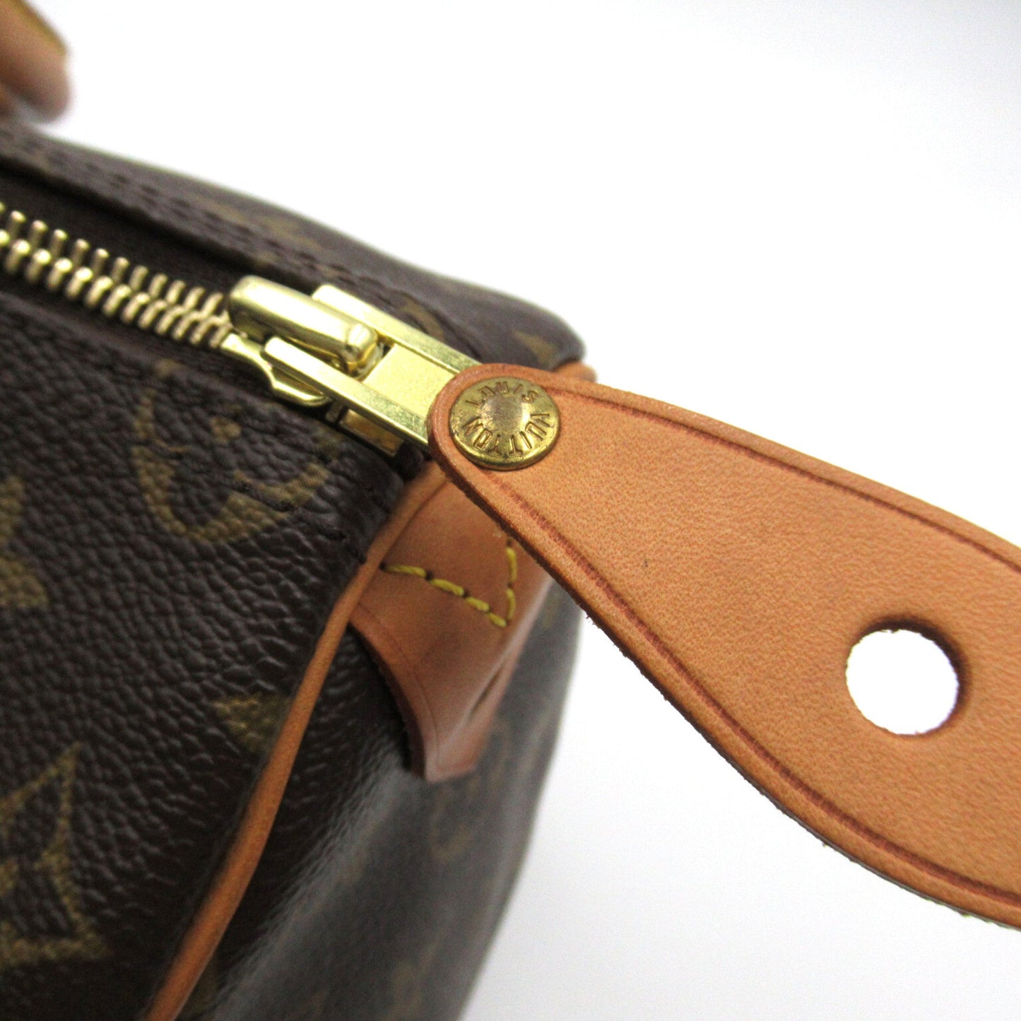 LOUIS VUITTON Speedy 35 Brown Monogram PVC coated canvas M41524