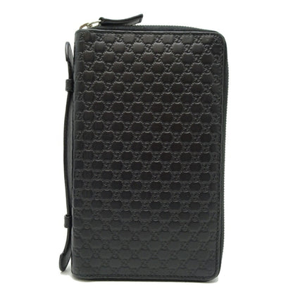Gucci Black Leather Long Wallet (Bi-Fold) ()
